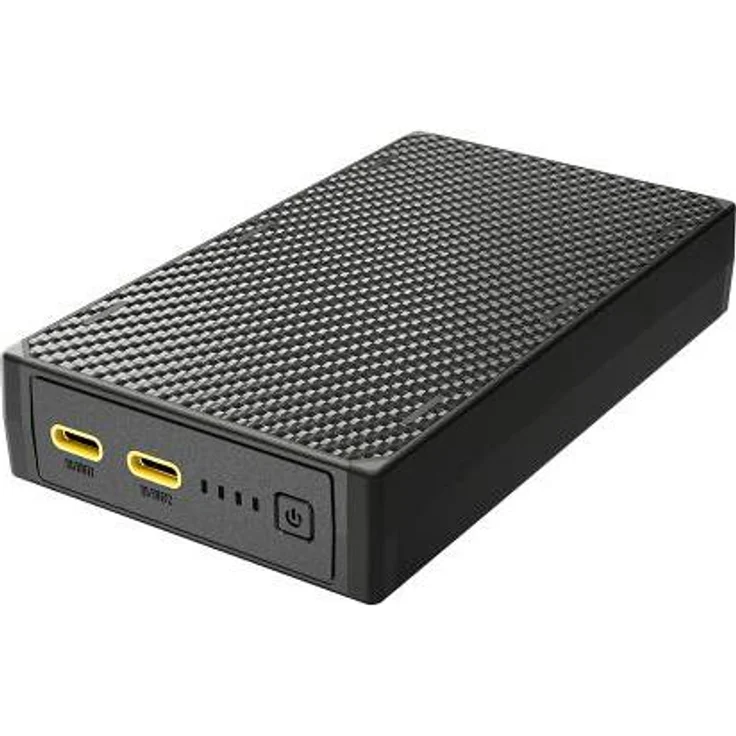Nitecore Powerbank NB20000 GEN3, 20.000mAh Kohlefaser Powerbank mit 2x USB-C-Ports, leicht und kompakt