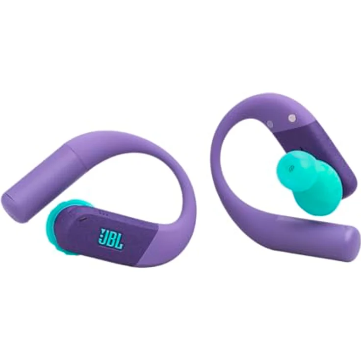 JBL Endurance Peak 4, In-Ear-True-Wireless-Sport-Kopfhörer mit Bluetooth, Noise Cancelling, 48 h Akkulaufzeit, IP68 Wasser-/Staubschutz, JBL Pure Bass Sound, lila – Bild 2