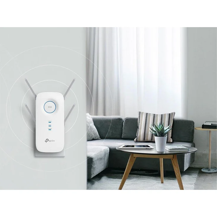 tp-link RE650 WLAN-Repeater, dualband, hohe Reichweite, weiß