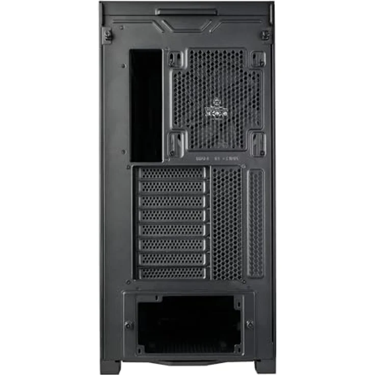 SilverStone Technology SETA A2 - Mid-Tower-Gehäuse mit starkem Luftstrom, schwarz – Bild 4