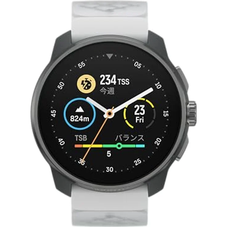 SUUNTO Race S Laufuhr mit AMOLED Touchscreen, Zweifrequenz GPS Sportuhr, Krone & Tastenbedienung, HRV & Schlafverfolgung, KI-basierter Trainingsplan, Kostenlose Offline-Karten, 50m Wasserdicht - Elegante Smartwatch in kompaktem Design, 1,32 Zoll AMOLED Display, bis zu 30 Stunden GPS, Menstruationszyklus-Tracking – Bild 2