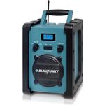 Blaupunkt BSR 30 Baustellenradio mit Akku – Tragbares Radio mit Bluetooth 5.3 robust (AUX-IN, 10 Watt RMS, Schutzklasse IPX5)