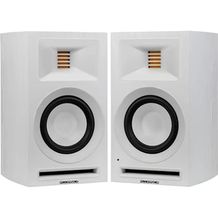Fluance Ri71 Referenz-Regallautsprecher mit 120W-Verstärker, AMT-Hochtönern, 5"-Treibern, HDMI, Bluetooth und Subwoofer-Ausgang – weiße Esche – Bild 1