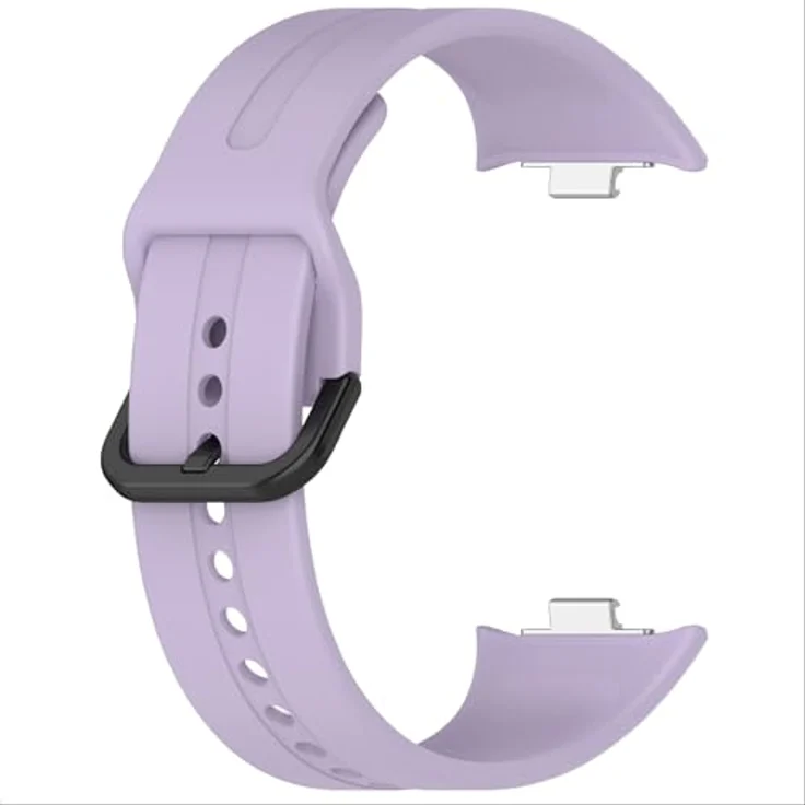 GIOPUEY Armband für Xiaomi Redmi Watch 6/5/4, Weiches Silikon, Verschleißfest und Atmungsaktiv, lila – Bild 3