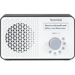 TECHNISAT Viola 200, Portables DAB+ Digitalradio mit UKW/RDS, Netz- und Batteriebetrieb, Weiß/Schwarz