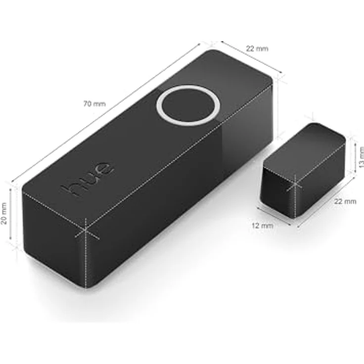 Philips Hue Secure Smart Home Kontaktsensor für Türen und Fenster, einfache Installation, schwarz – Bild 4