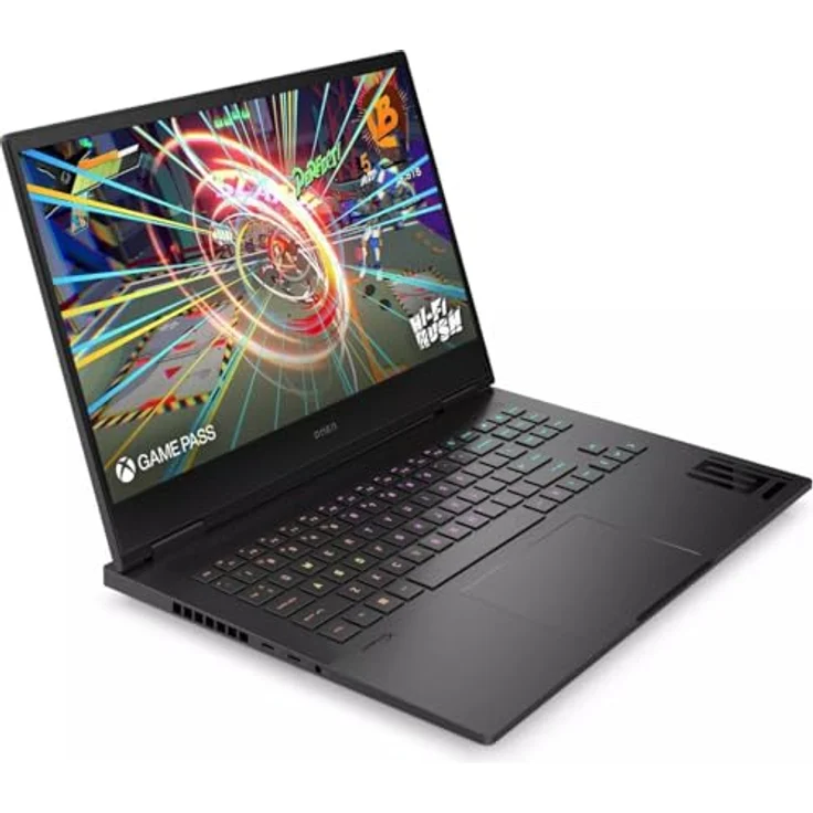 HP Omen 16-wf1473ng 16,1" FHD 165Hz i7-14700HX 16GB/512GB SSD RTX4060 Windows 11 Laptop in Schwarz – Bild 1