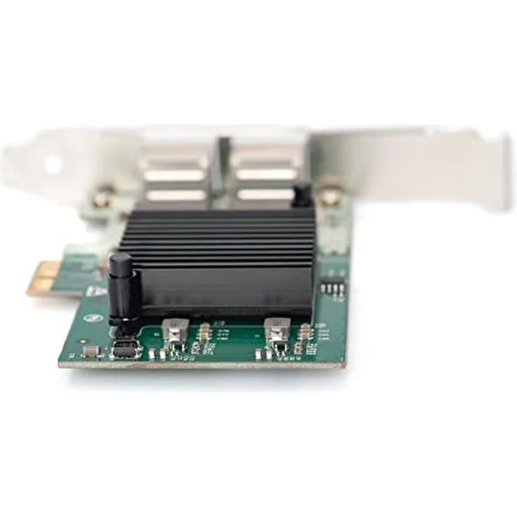 DIGITUS Gigabit PCIe Netzwerk-Karte - 2-Port RJ45 - Layer-2 - Intel Chipsatz 82575EB - 1-GBit-s - VLAN & Flow-Control – Bild 5