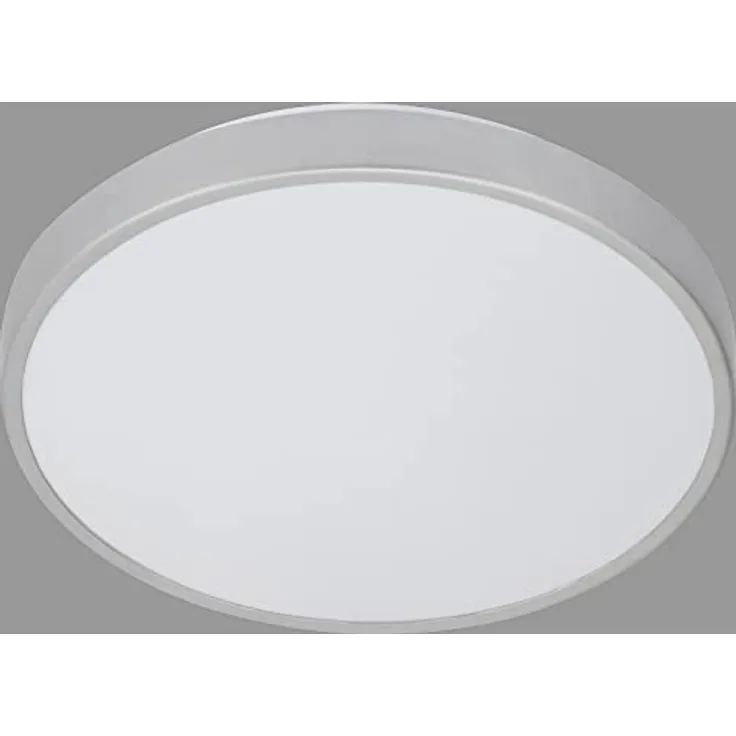 TELEFUNKEN - Led Deckenlampe Mit Bewegungsmelder Innen, 8M Reichweite, Neutralweiß, Timer, 29 Cm, 12 W, 1200 Lm, Silberfarbig