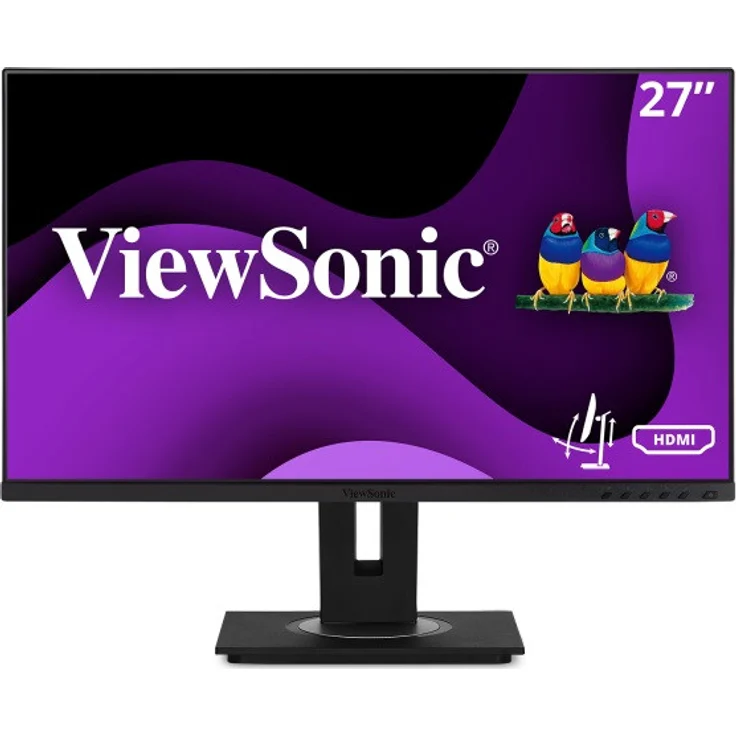 ViewSonic VG2748A-2, 27" IPS Monitor mit 1920 x 1080 Full HD, 60Hz, ergonomischem Design und vielseitigen Anschlüssen – Bild 1