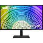 Samsung ViewFinity S6U Business Monitor, 32 Zoll, VA-Panel, 2.560 x 1.440 Pixel, Freesync, 75 Hz, 5 ms, USB-C 90W, Pivot, Schwarz