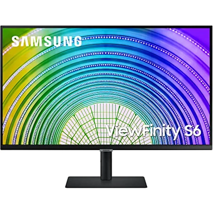 Samsung ViewFinity S6U Business Monitor, 32 Zoll, VA-Panel, 2.560 x 1.440 Pixel, Freesync, 75 Hz, 5 ms, USB-C 90W, Pivot, Schwarz – Bild 1