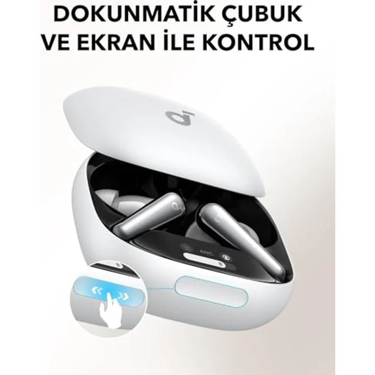 Anker Soundcore Liberty 4 Pro White True Wireless In-Ear-Kopfhörer mit aktiver Geräuschunterdrückung und 36 Stunden Akkulaufzeit – Bild 3