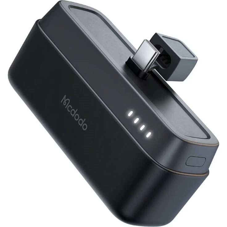Mcdodo MC-6301 Powerbank, USB-C, 5.000mAh, 20W Schnellladung mit Klappständer, schwarz