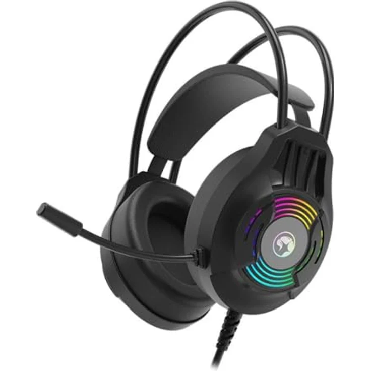 MARVO H8326 Gaming Headset mit 40mm Treiber und dynamischer RGB-Beleuchtung – Bild 2