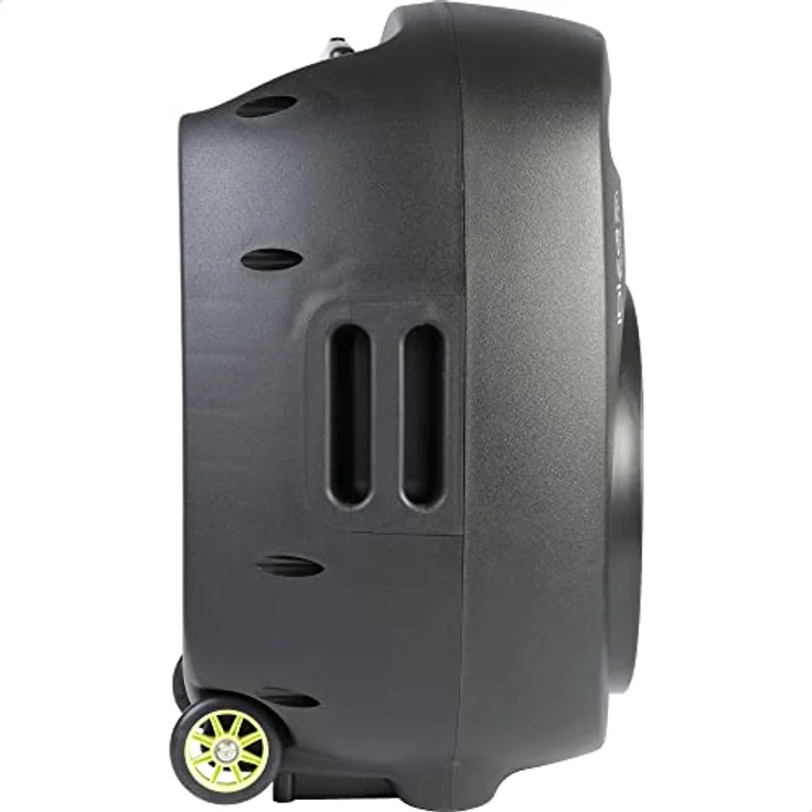 PORT15VHF-MKII - Ibiza - TRAGBARE, AKKUBETRIEBENE BESCHALLUNGSANLAGE 15 - 800W MIT USB-MP3, Rec, VOX, Bluetooth & 2 UHF FUNKMIKROFONEN, Schwarz – Bild 10