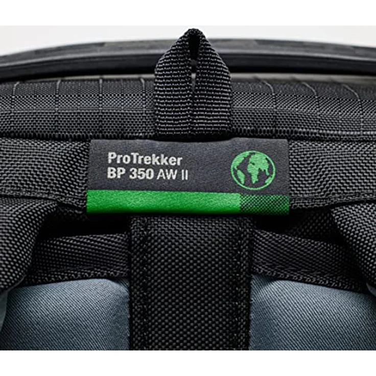 Lowepro Pro Trekker BP 350 AW II,Outdoor Camera Bag,Camera Backpack with Recycled Fabric,Fits 15” Laptop or Tablet,MaxFit Dividers,Weatherproof Cover, Mirrorless or DSLR Camera Case,Black or Dark Grey – Bild 2