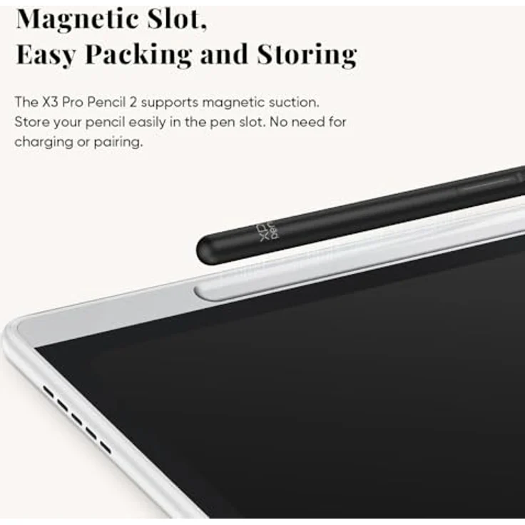 XP-Pen Magic Note Pad 10,95 Zoll E-Book Reader mit X3 Pro 16384 Druckstufen Stift, 128 GB Speicher, Android 14, 3-in-1-Display – Bild 6