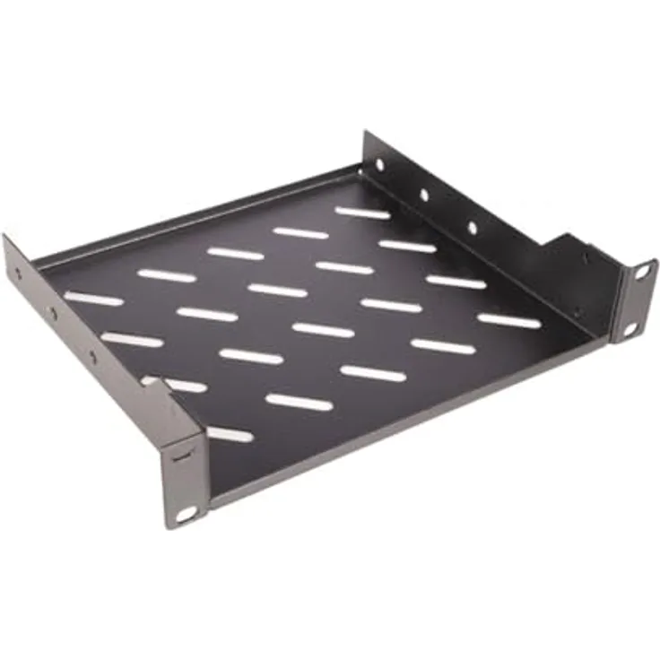 Equip Rack Shelf 200 mm, 1U, Schwarz, Server-Zubehör