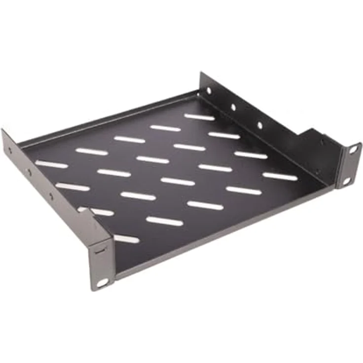 Equip Rack Shelf 200 mm, 1U, Schwarz, Server-Zubehör – Bild 1