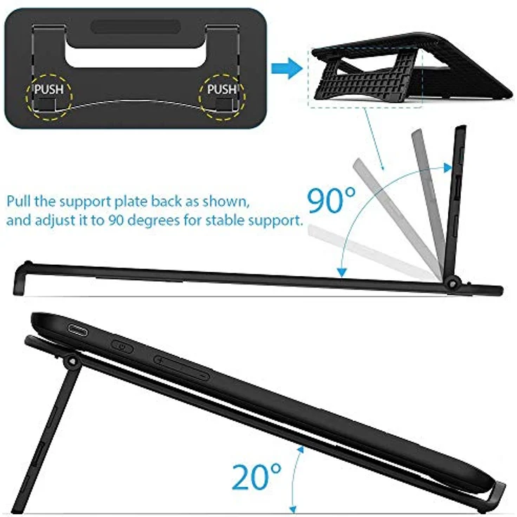 XP-PEN AC 42 Ständer, Tragbarer Tablet-Ständer für Artist 12, 12 Pro, 13.3 und 13.3 Pro, leichte Konstruktion, stabile Unterstützung 90 Grad – Bild 4