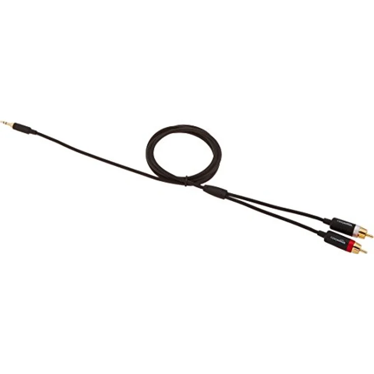 AmazonBasics PBH-19821 Cinch-Audiokabel, 3,5-mm-Klinkenstecker auf 2 x Cinch-Stecker, 1,22 m – Bild 4