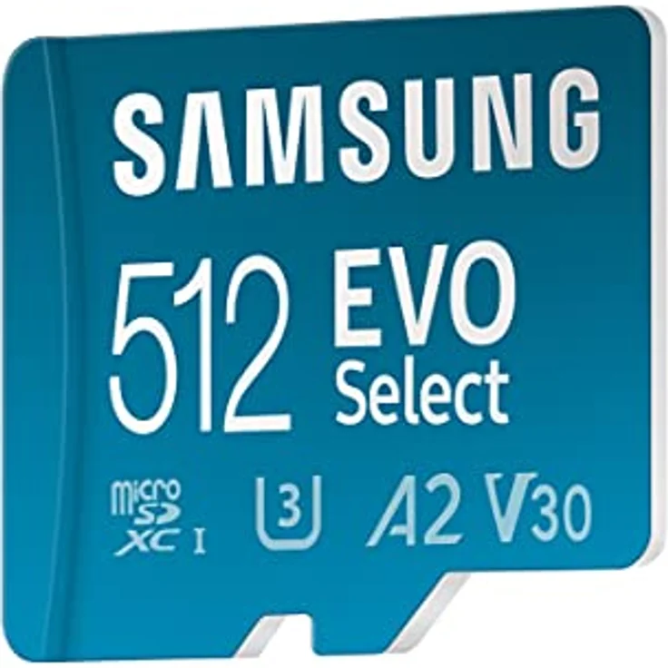 Samsung EVO Select (2024) microSD-Karte, 512 GB mit SD-Adapter, 160 MB/s Übertragungsgeschwindigkeit, wasserfest und temperaturbeständig – Bild 3
