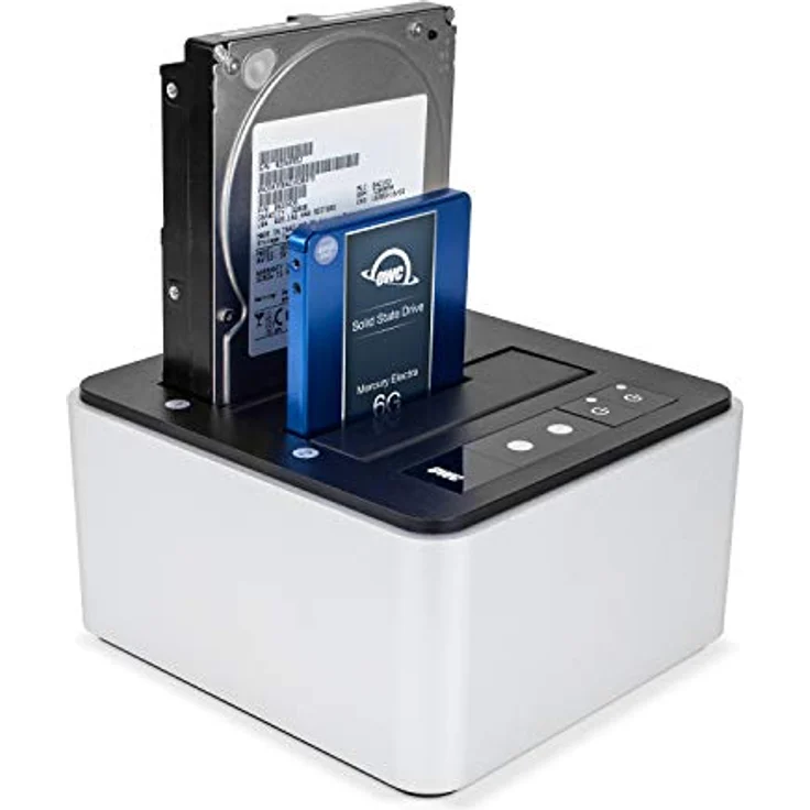 OWC Drive Dock - USB 3.2 (10Gb/s) Dual-Bay Laufwerk Docking-Station für 2,5-Zoll- und 3,5-Zoll-SATA-Laufwerke – Bild 2