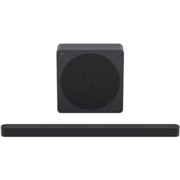 TCL A65K, 3.1.2-Kanal-Soundbar mit kabellosem Subwoofer, Dolby Atmos und 460 W Leistung, Schwarz