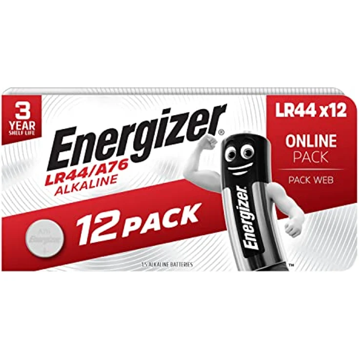 Energizer LR44/A76 Batterien, Alkaline Knopfzelle – Bild 1