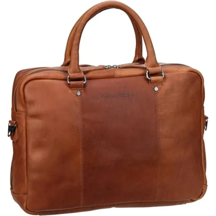 The Chesterfield Brand Boston - Aktentasche 15" 41 cm cognac, Business-Tasche mit reichhaltiger Ausstattung