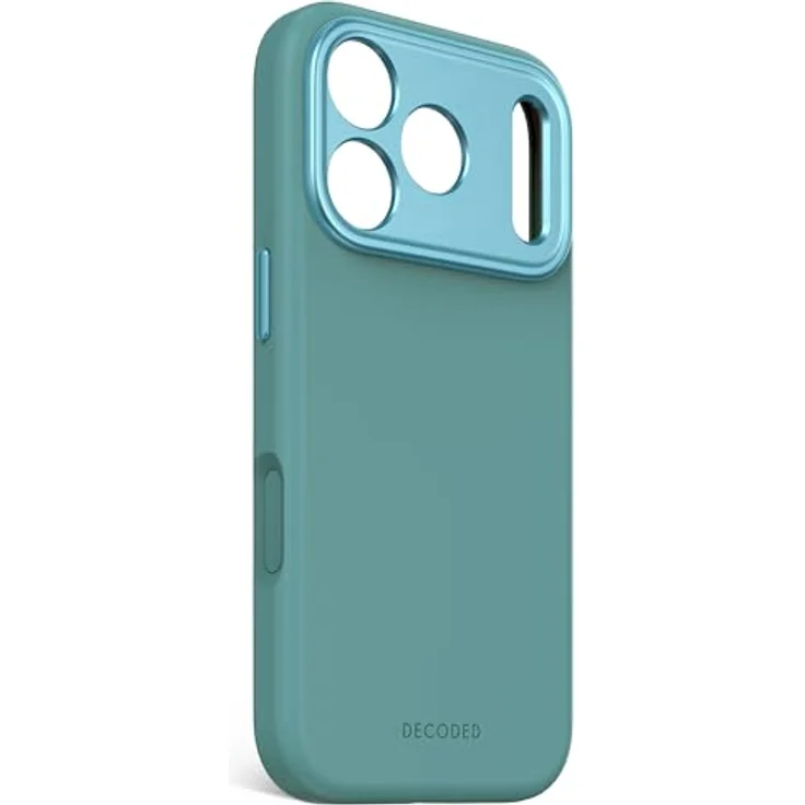 Decoded Silikonhülle für iPhone 17 Pro, Antibakterielle Beschichtung, MagSafe Kompatibel, Fallschutz, Kratzfest, Hell Blau – Bild 2
