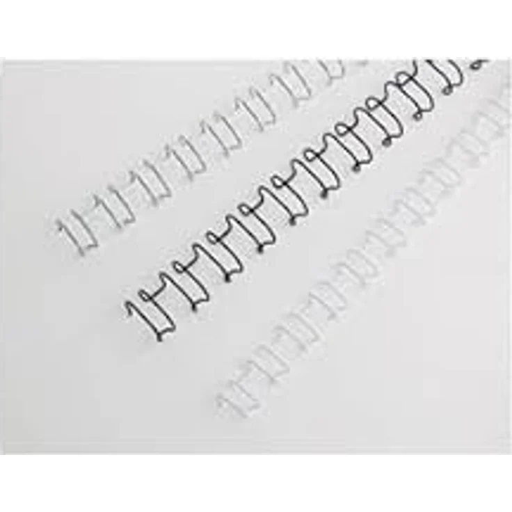 GBC 445494 MultiBind Drahtbinderücken, 6mm, silber, 100 Stück - Für dauerhaft gebundene Dokumente mit hochwertigem Finish – Bild 2