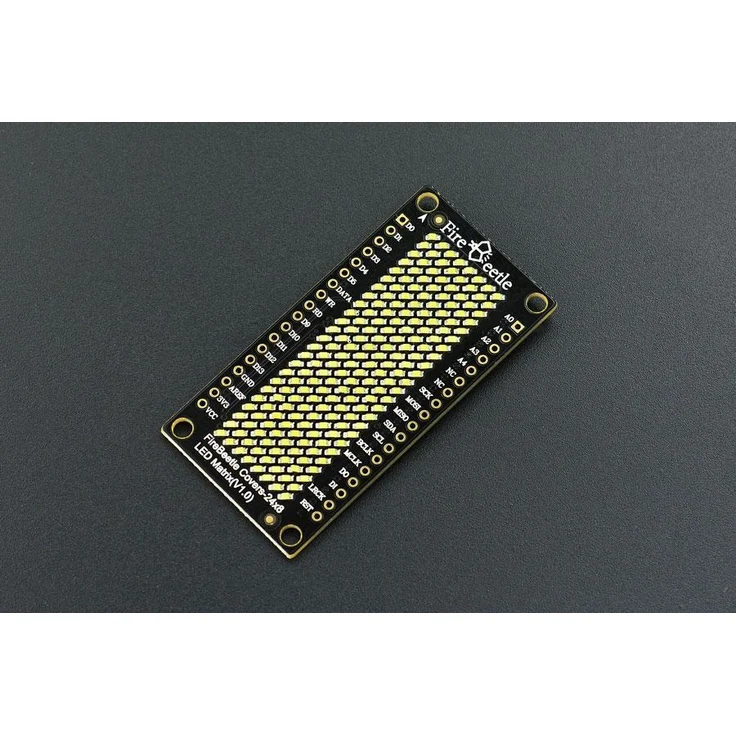 DFRobot FireBeetle Covers-24×8 LED Matrix, rotes LED-Anzeigemodul mit HT1632C Treiber und 16-stufiger PWM-Helligkeit