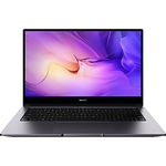 HUAWEI MateBook D14 | 11th Gen Intel Core i5-1155G7 Processor| 14 Inches FullView Screen Notebook | 16GB RAM, 512GB SSD| Windows 11| Gray