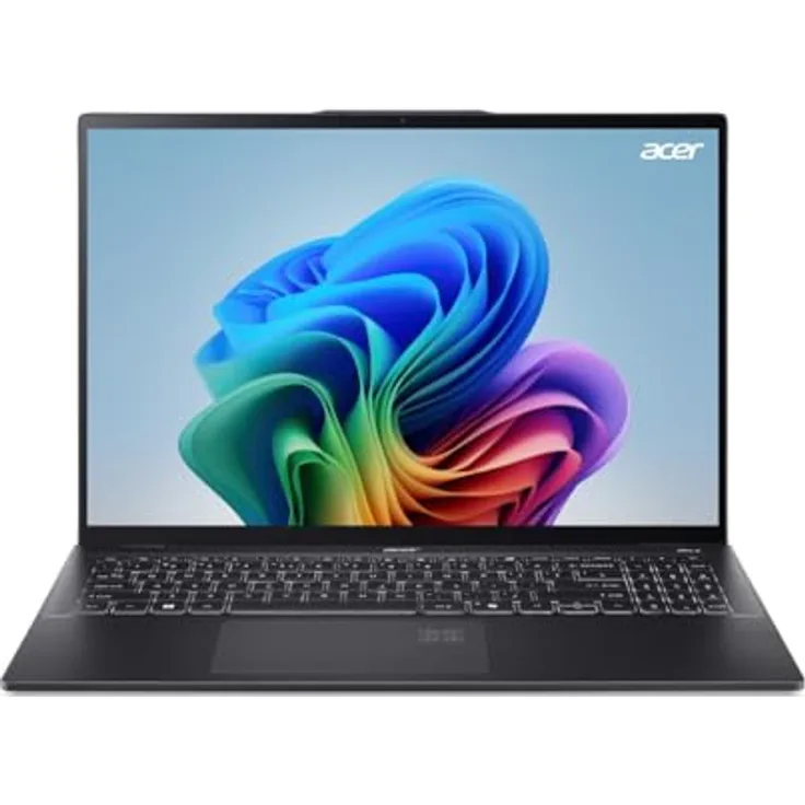 Acer Swift 16 AI (SF16-51T-932H) 16" Ice Black WQXGA+ OLED Laptop mit Intel® Core™ Ultra 9, 32 GB LPDDR5X, 2 TB PCIe SSD, Intel® Arc™ Grafik 140V und Windows 11 Home