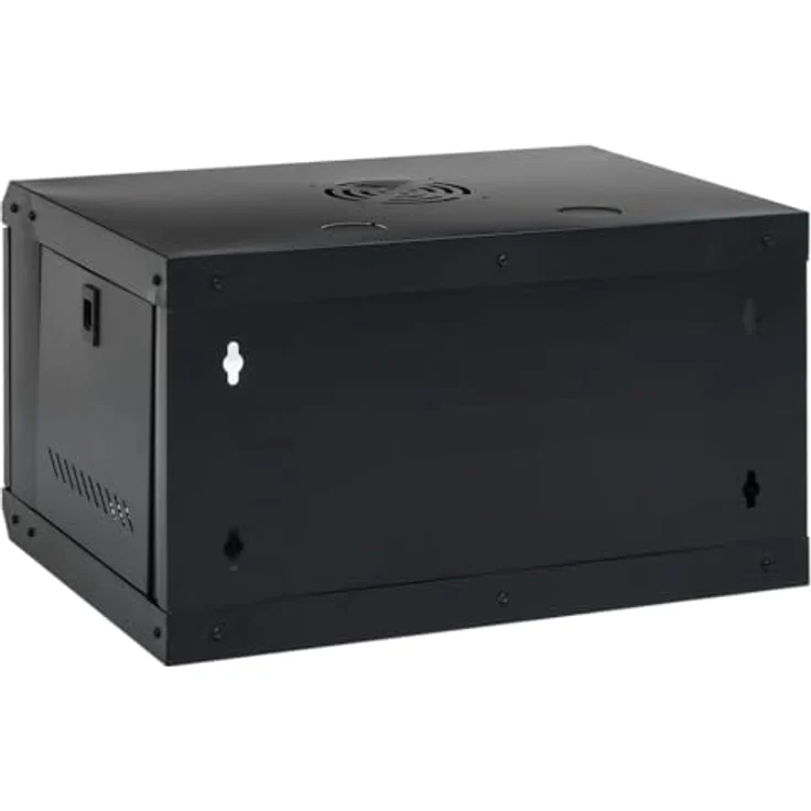 vidaXL 6U Wand Netzwerkschrank, Serverschrank Wandmontage, 19" Rack Server Schrank, Datenschrank Abschließbar, IP20 - vidaXL – Bild 5