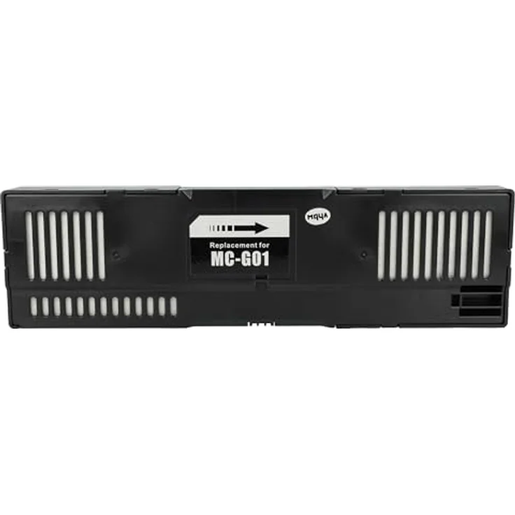 vhbw Resttintentank für Canon MAXIFY GX5050, G6055, G6091, G6092, G6090, GX5055, 2 Stück, schwarz – Bild 3