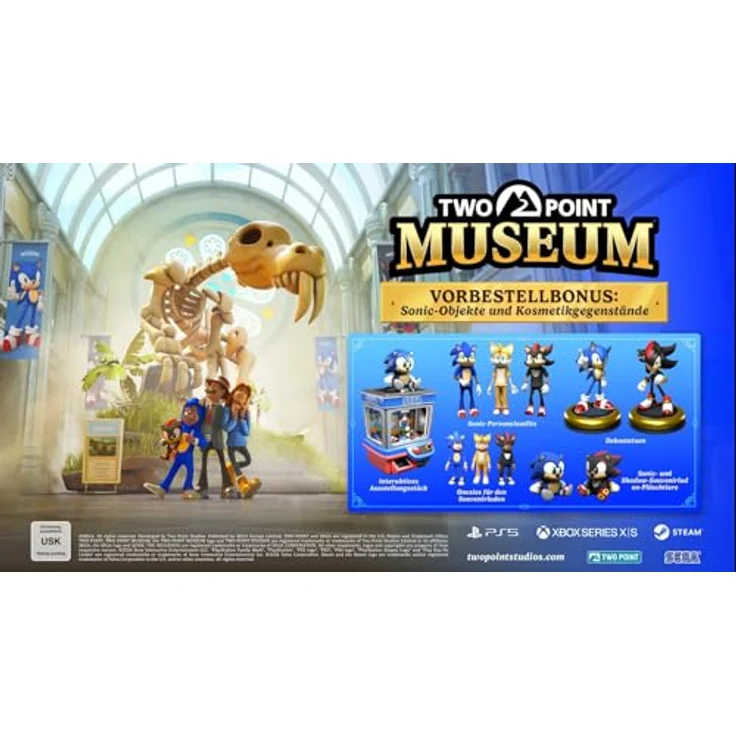 SEGA Two Point Museum - Explorer Edition Digipack (Code in a Box) (PC) - Dekorative Objekte, Koordinaten für neue Expeditionen, exklusive Expertenobjekte – Bild 2