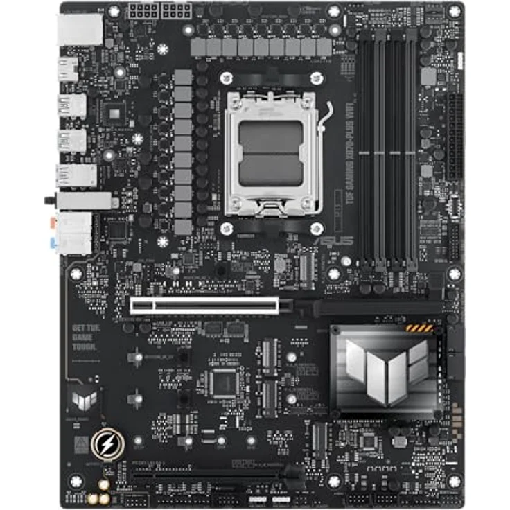 Asus Tuf X870-Pro Wifi7 W Neo (Am5) (D), ATX-Mainboard mit 16+2+1 Leistungsstufen, DDR5, PCIe 5.0, 4 M.2-Steckplätzen, 5Gb Ethernet, weiße Farbe – Bild 3