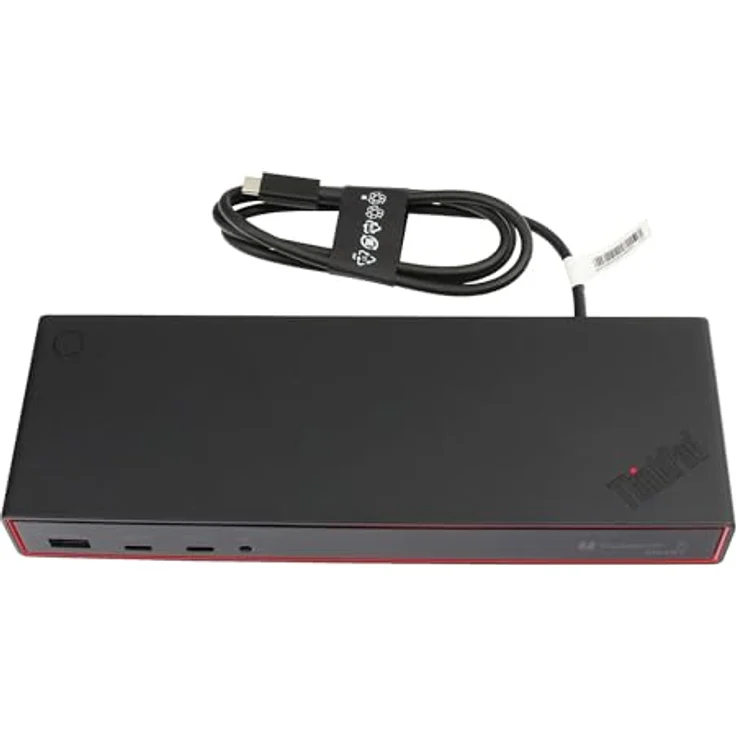 Lenovo ThinkPad Thunderbolt 5 Smart Dock 265W, USB4-kompatible Laptop-Dockingstation mit universeller Betriebssystem-Unterstützung, Modell 2025 – Bild 2