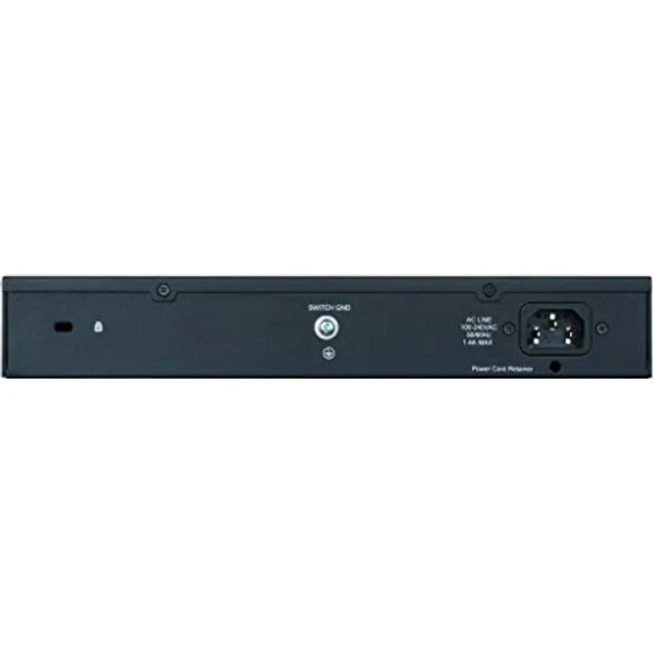 D-Link DGS-1100-24PV2/E 24-Port Gigabit PoE Smart Switch (24 x 10/100/1000 Mbit/s, Davon 12 PoE-Ports, lüfterlos) schwarz - Nur EU-Netzkabel – Bild 3