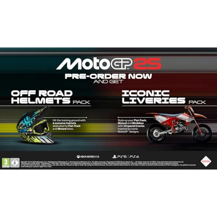 MILESTONE MotoGP 25 Day One Edition, PS5-Spiel mit Iconic Liveries Pack und Off Road Helmets Pack DLC – Bild 2