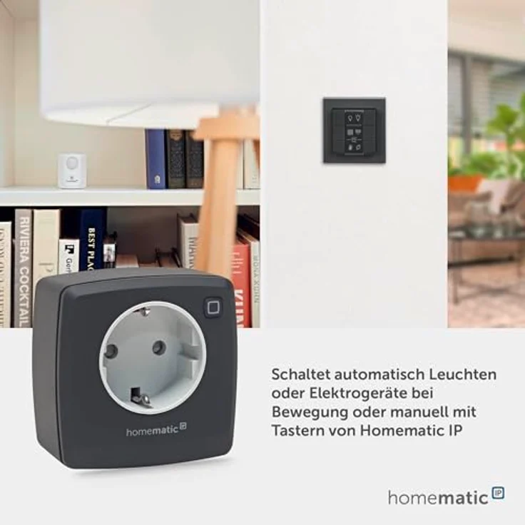 EQ-3 Smart Plug, Homematic IP Schalt-Mess-Steckdose mit Strommessfunktion, anthrazit – Bild 6