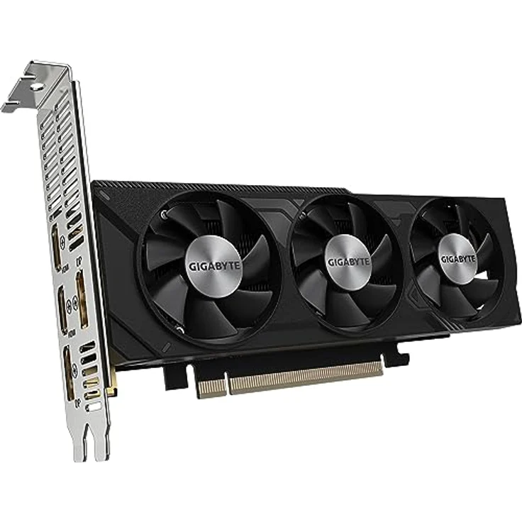 Gigabyte NVIDIA GeForce RTX 4060 OC Low Profile Graphics Card - 8GB GDDR6, 128-bit, PCI-E 4.0, 2475MHz Core Clock, 2x DP 1.4, 2x HDMI 2.1a, NVIDIA DLSS 3,  von Gigabyte - GV-N4060OC-8GL - Effektive Wärmeableitung und hohe Leistung – Bild 2