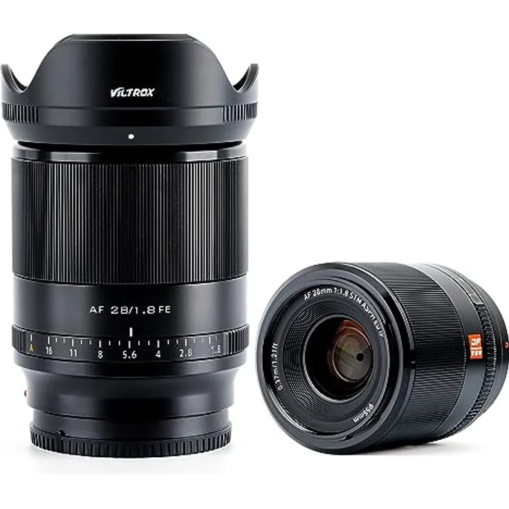 VILTROX AF 28mm F1.8 FE Vollformat Weitwinkelobjektiv Prime Autofokus Objektiv für Sony E Mount Kameras A9 A7 II III 7R II III IV 6600 6500 6400 - Preisvergleich