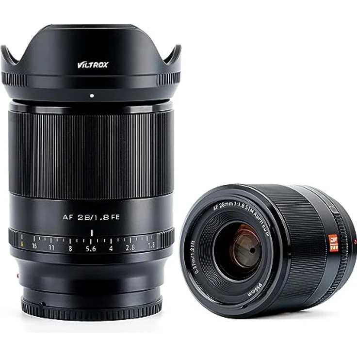 VILTROX AF 28mm F1.8 FE Vollformat Weitwinkelobjektiv Prime Autofokus Objektiv für Sony E Mount Kameras A9 A7 II III 7R II III IV 6600 6500 6400 - Preisvergleich – Bild 1