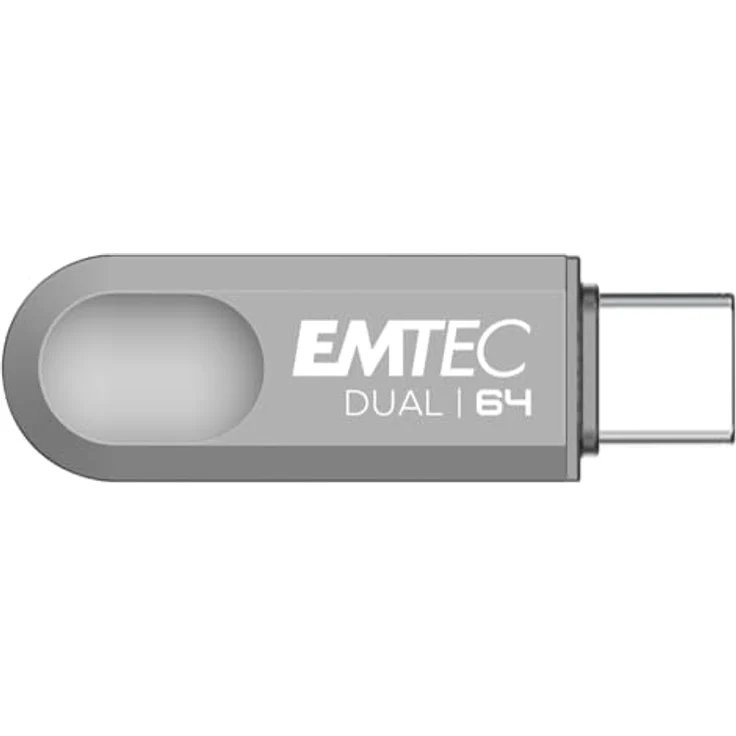 Emtec USB3.2 Typ-C Dual D280, 64 GB, Elegant und kompakt, idealer Begleiter für die Mobilität – Bild 2