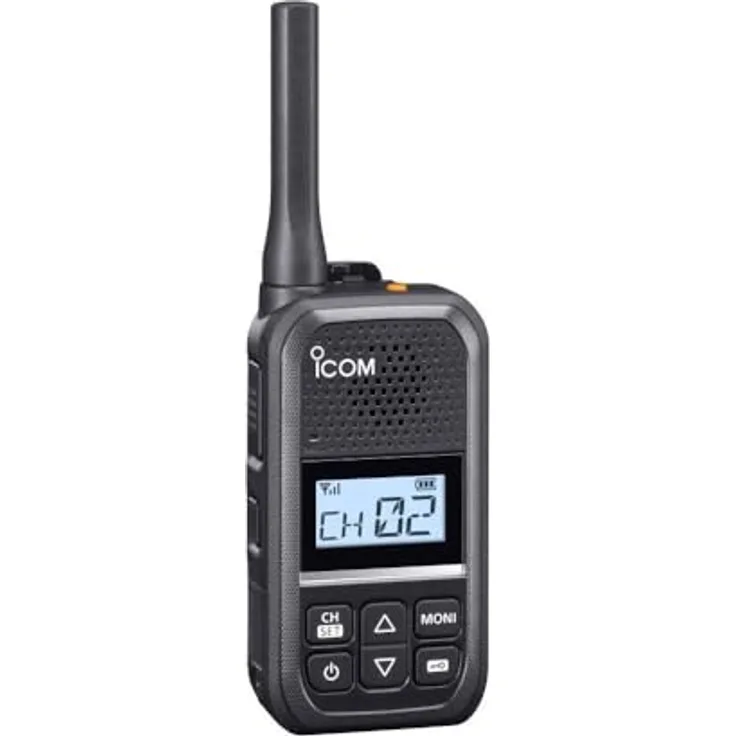 ICOM IC-U20SR, Analoger Miniatur-Transceiver PMR446 mit 16 Kanälen, IP54, VOX-Funktion, 21 Stunden Akkulaufzeit