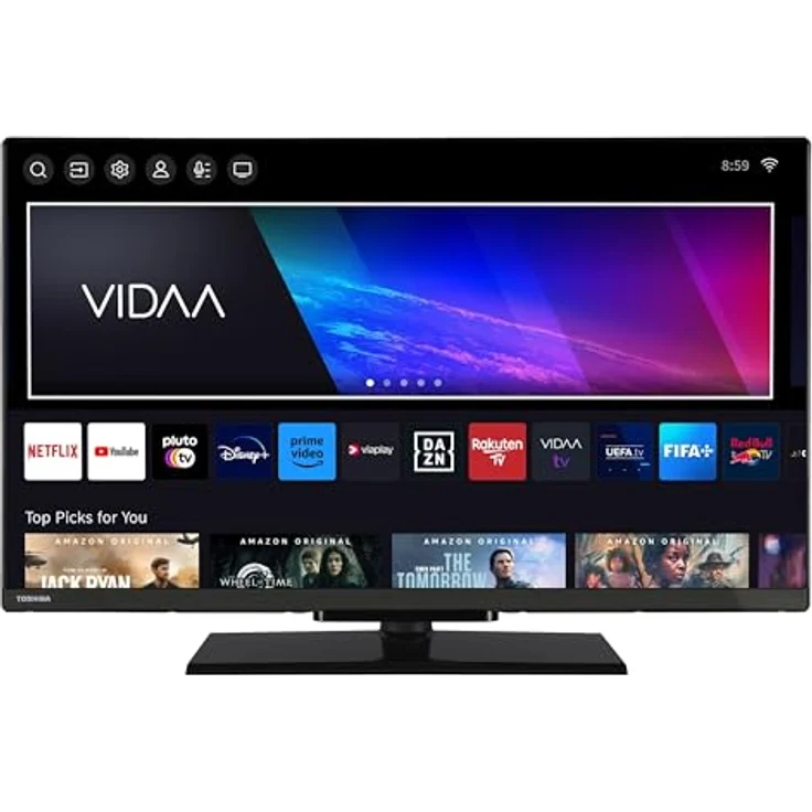 Toshiba QLED TV 32QV3F63DA, 32 Zoll Smart TV mit Full HD, HDR, Triple-Tuner und Bluetooth – Bild 2